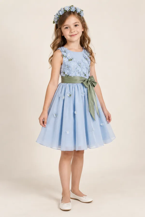 Costum Hortensie bleu — de închiriat pentru copii