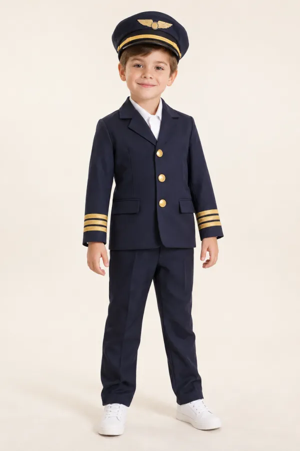 Costum Pilot de avion — de închiriat pentru copii