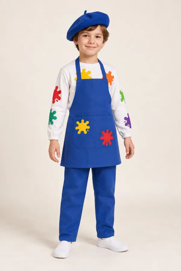 Costum Pictor cu beretă — de închiriat pentru copii