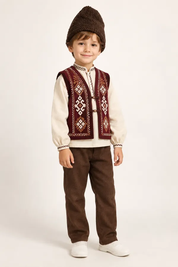 Costum Colindător de iarnă — de închiriat pentru copii