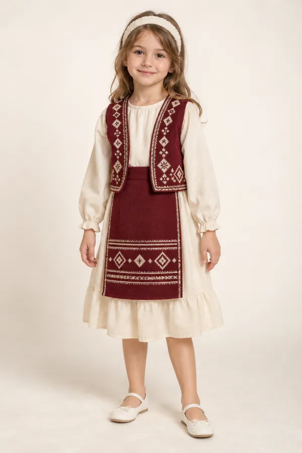 Costum Colindătoare de iarnă — de închiriat pentru copii