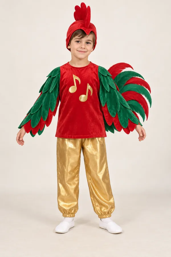 Costum Cocoșul muzicant din Bremen — de închiriat pentru copii