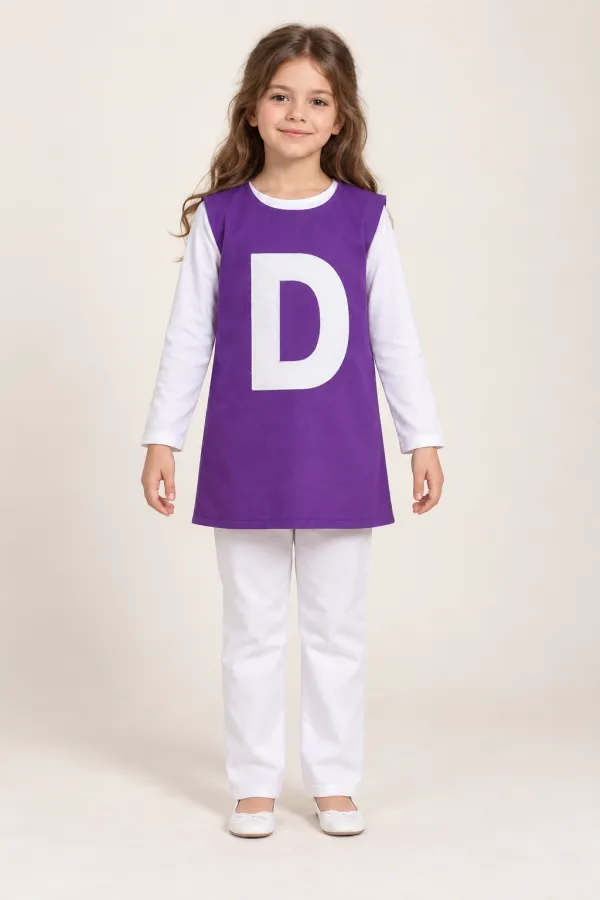 Costum Litera D — de închiriat pentru copii