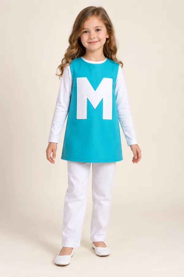 Costum Litera M — de închiriat pentru copii