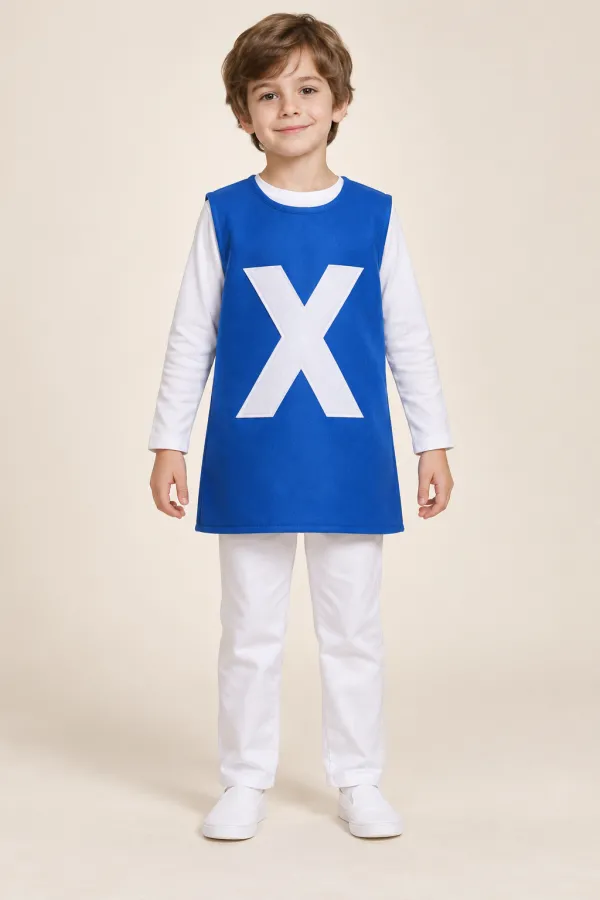 Costum Litera X — de închiriat pentru copii