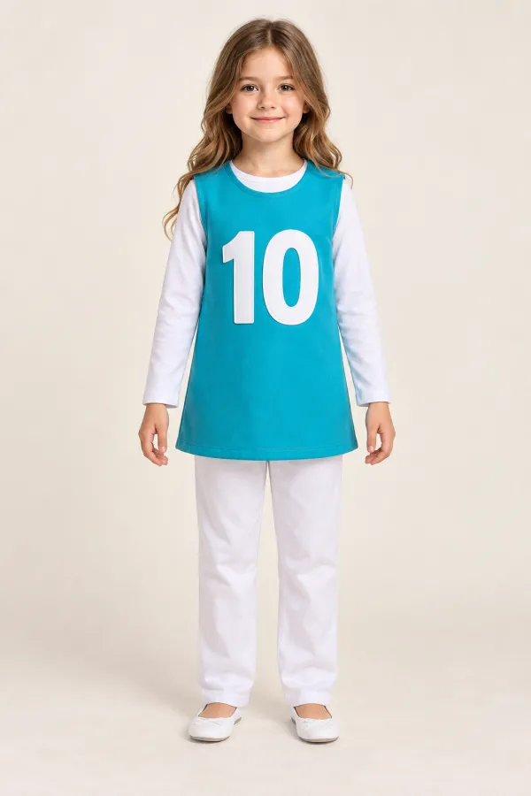 Costum Numărul 10 — de închiriat pentru copii