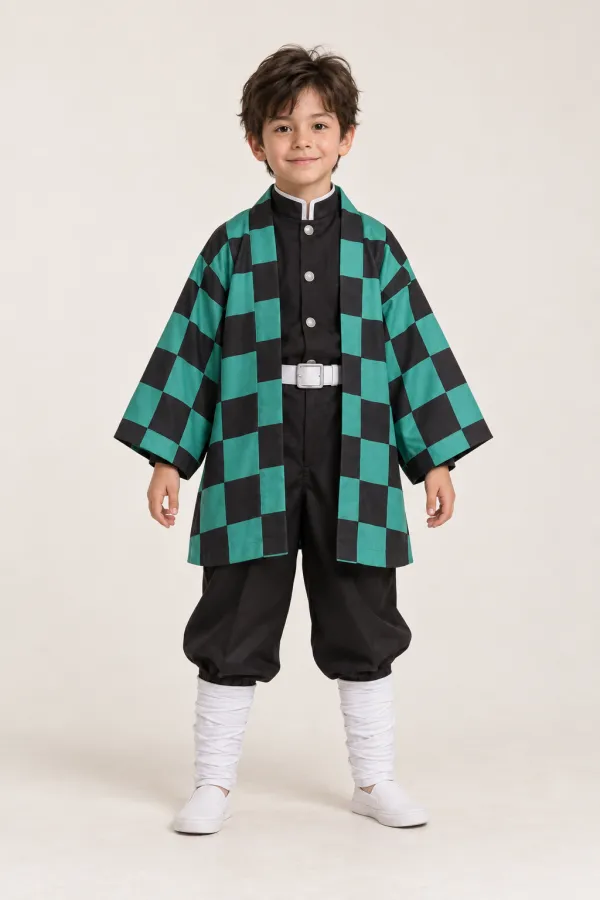 Costum Tanjiro Kamado — de închiriat pentru copii