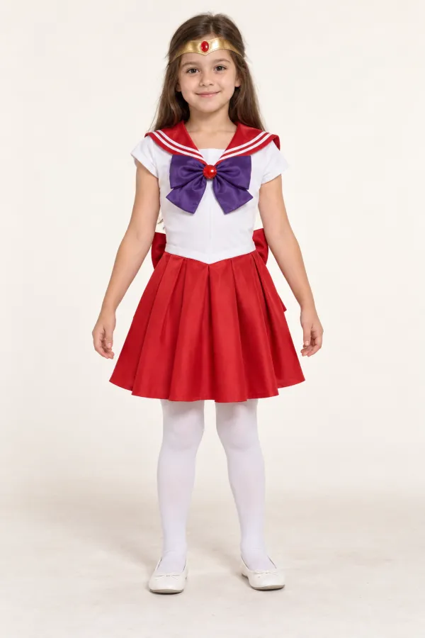 Costum Sailor Mars — de închiriat pentru copii