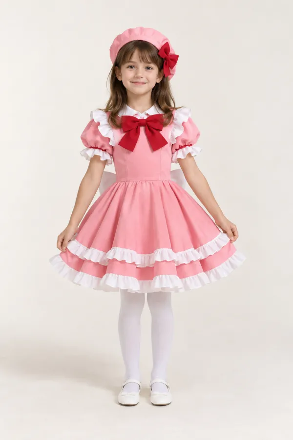 Costum Sakura Kinomoto rochie roz — de închiriat pentru copii