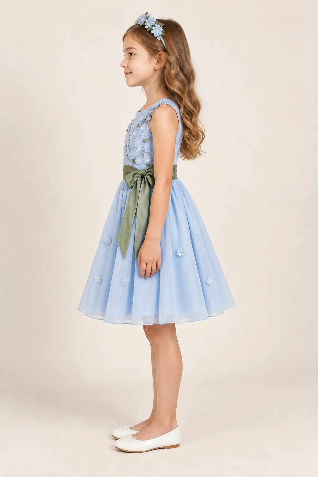 Costum Hortensie bleu — de închiriat pentru copii (2)