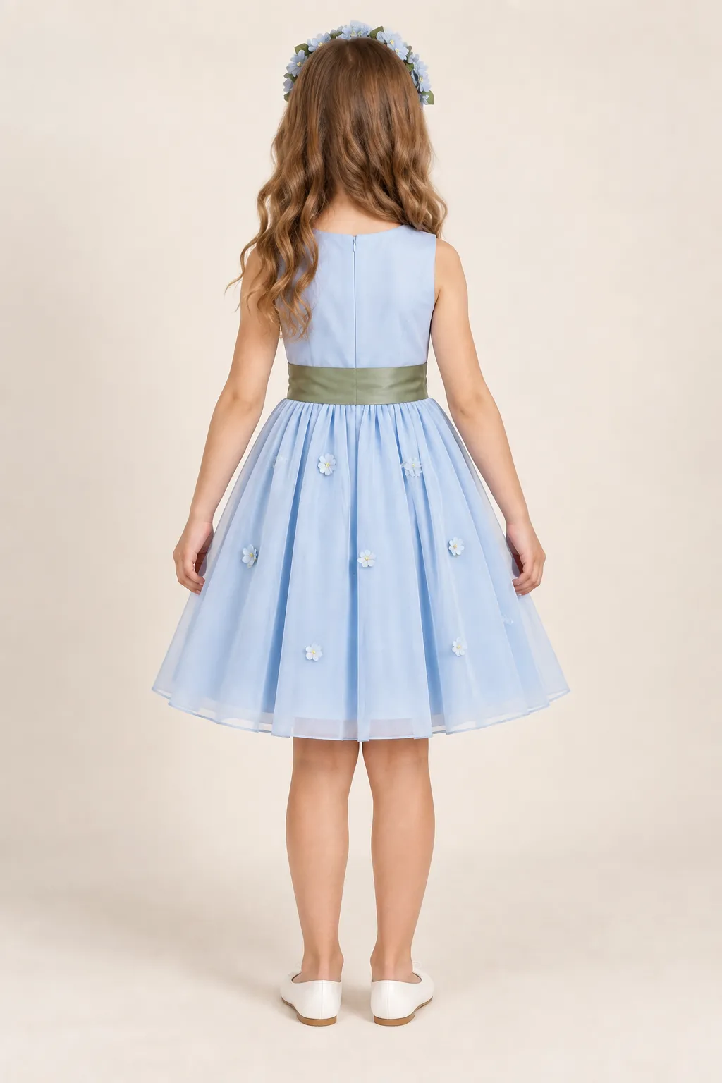 Costum Hortensie bleu — de închiriat pentru copii (3)
