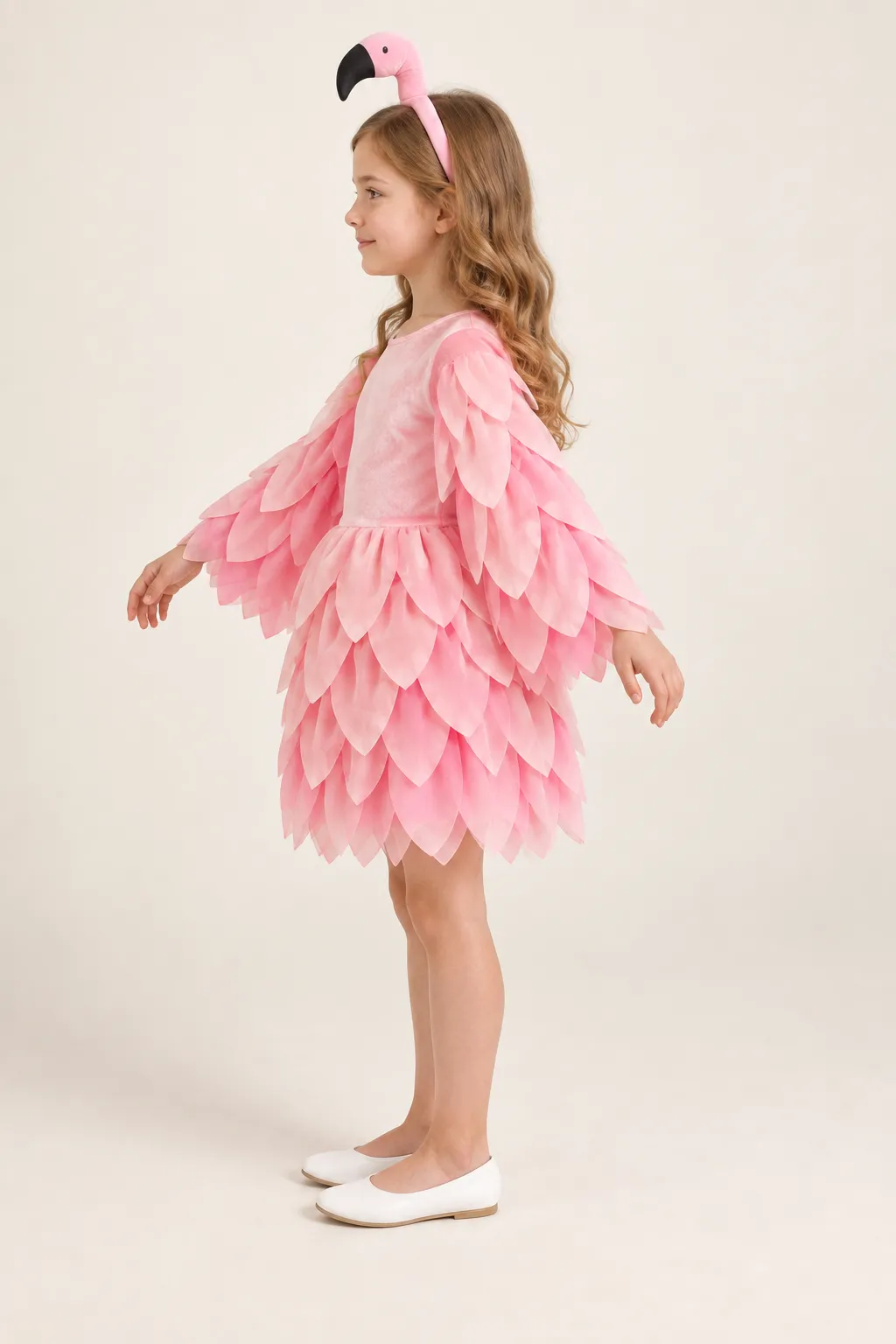 Costum Flamingo roz — de închiriat pentru copii (2)