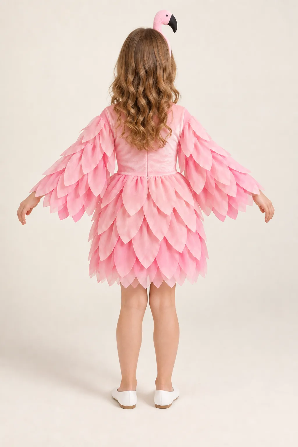 Costum Flamingo roz — de închiriat pentru copii (3)