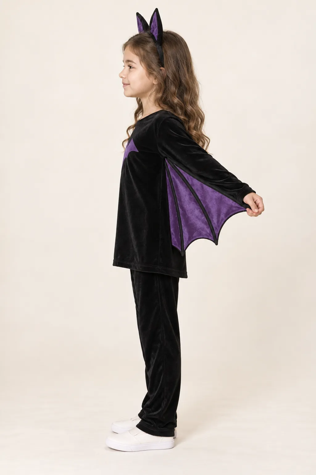 Costum Liliac de catifea — de închiriat pentru copii (2)