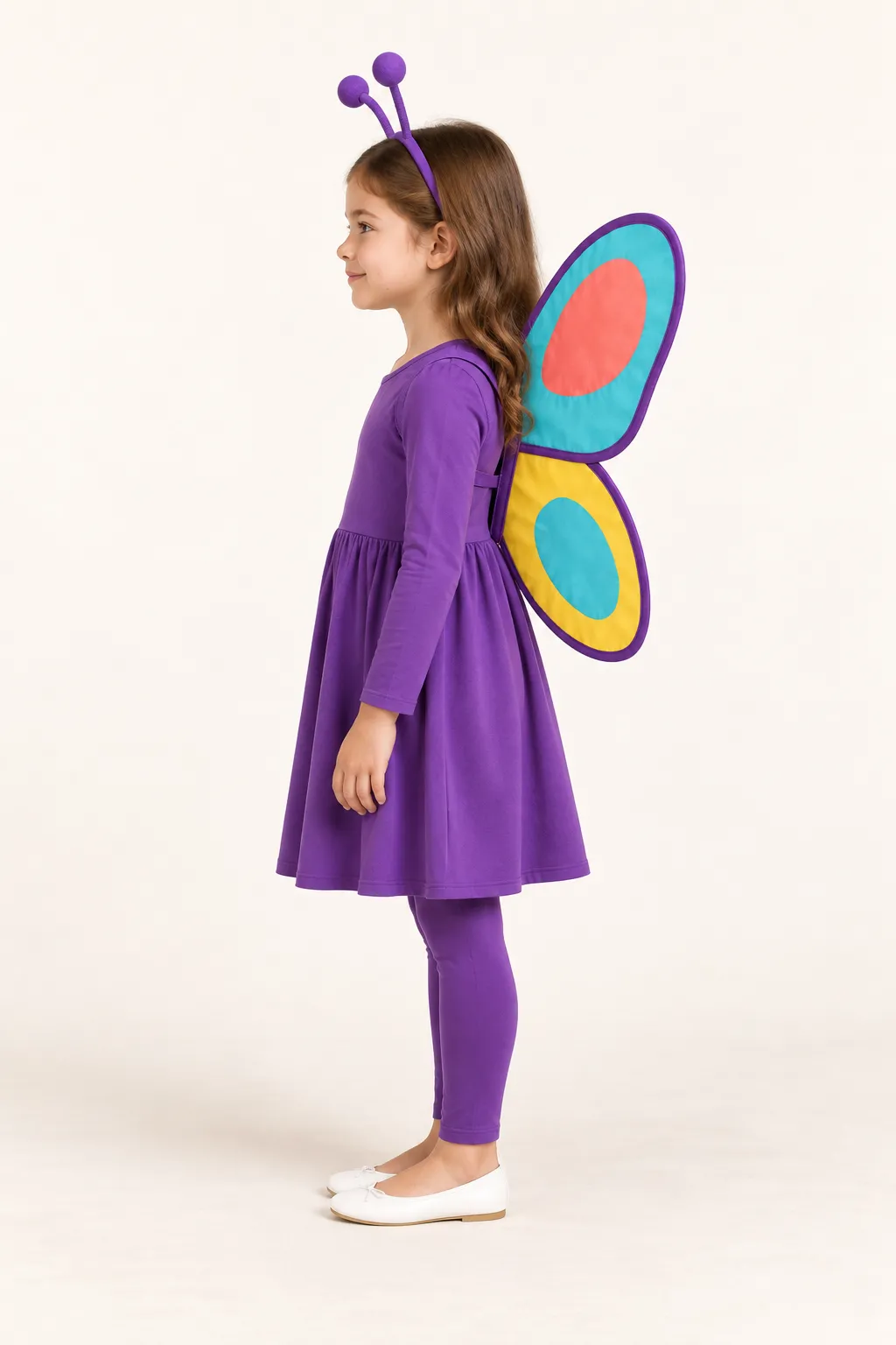 Costum Fluture multicolor — de închiriat pentru copii (2)