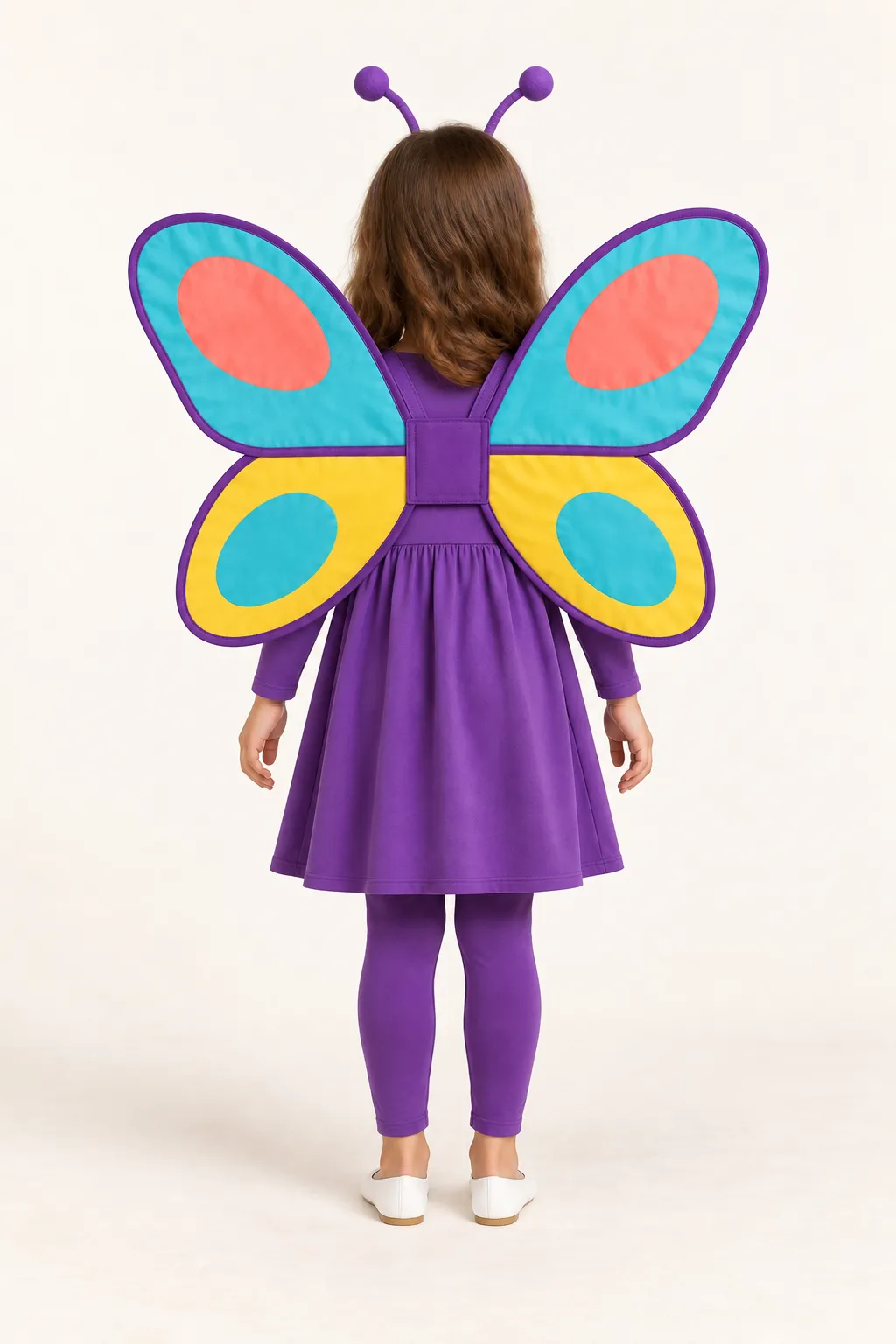 Costum Fluture multicolor — de închiriat pentru copii (3)