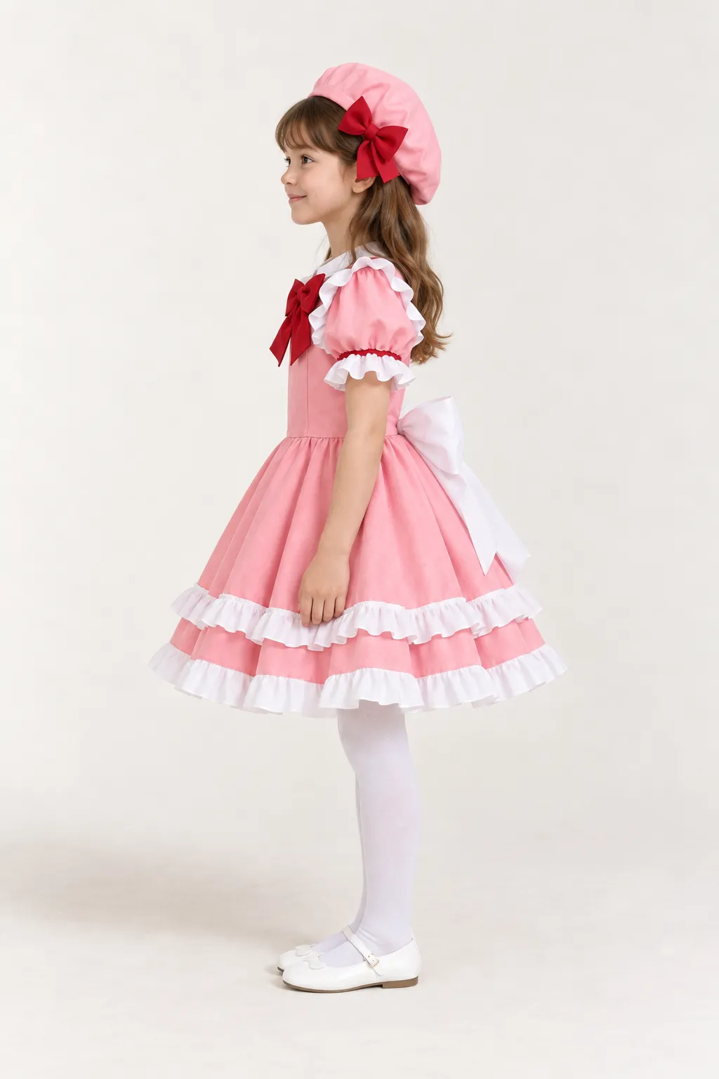 Costum Sakura Kinomoto rochie roz — de închiriat pentru copii (2)