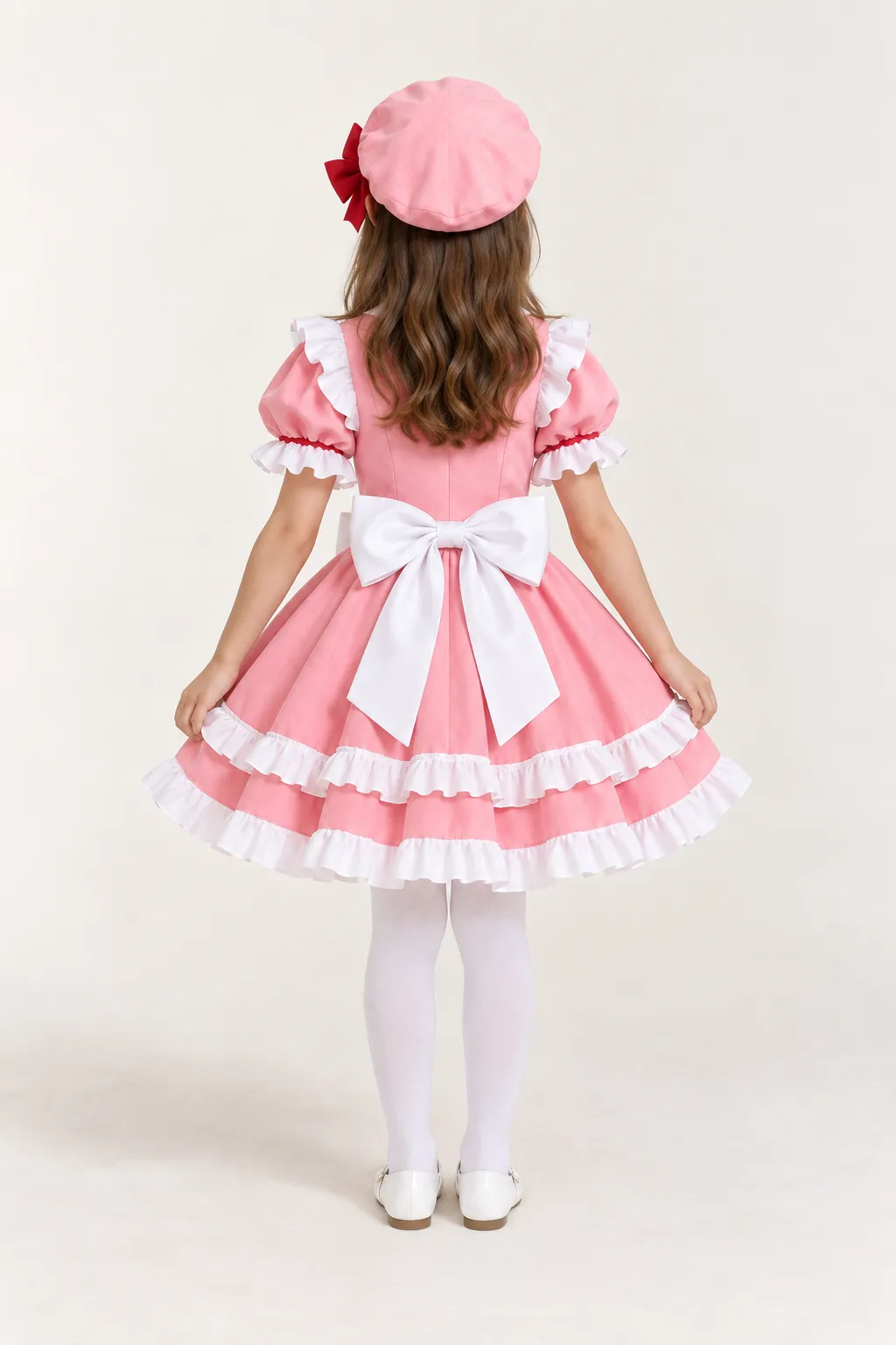 Costum Sakura Kinomoto rochie roz — de închiriat pentru copii (3)